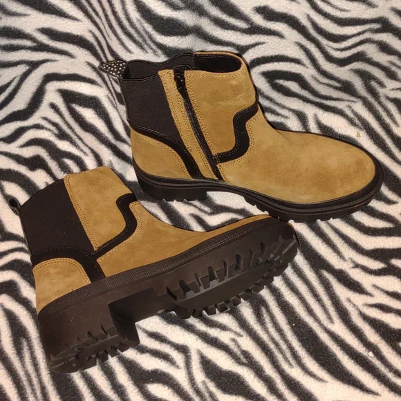 👣LUCKY BRAND EABILE Topanga Tan Boots